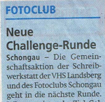 Die Foto-Challenge geht in die 2. Runde